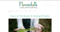 Desktop Screenshot of flowerfolkherbs.com